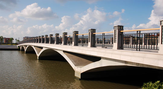 靖安开发区公路桥(五跨变跨径的陆续刚架式板拱桥)